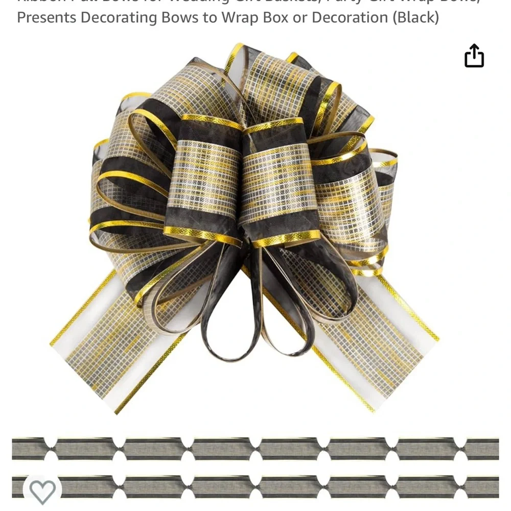 Large Pull Ribbon Bow Gift Christmas Tree Decor Wrapping Gift Wrap 20 Pc